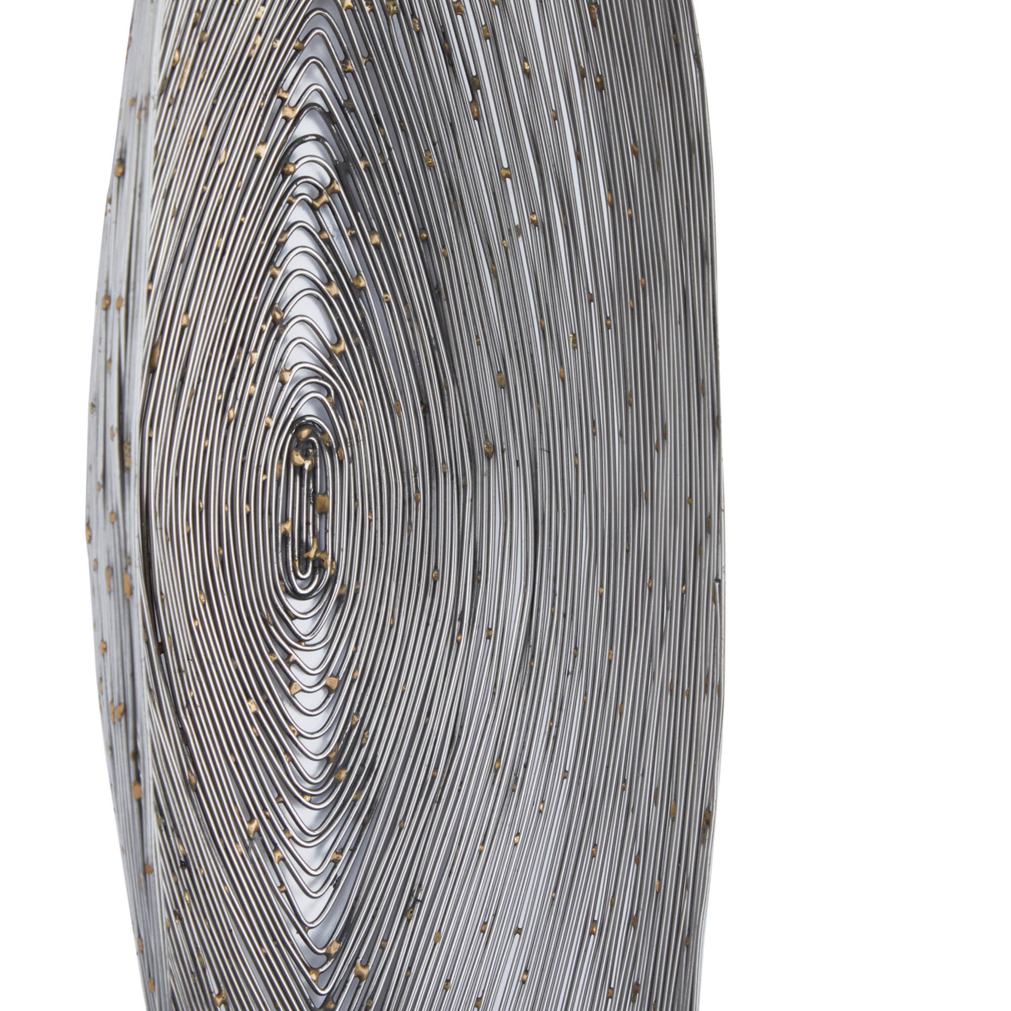 CosmoLiving by Cosmopolitan 23" Silver Contemporary Wall Sconce